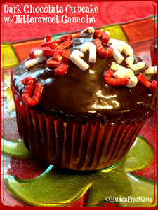 Christmas Joy Cupcake with Mouse Topping (Dark Chocolate Cupcake with Chocolate Mouse Topping)