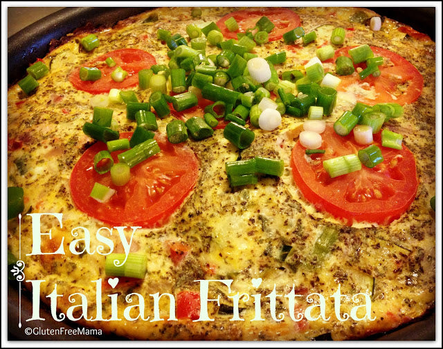Easy Italian Frittata ~ Gluten Free
