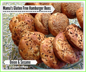 Mama’s Basic Hamburger Bun Recipe with 4 Variations!