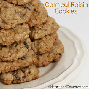 Oatmeal Raisin Cookies Regular, Organic and Gluten Free